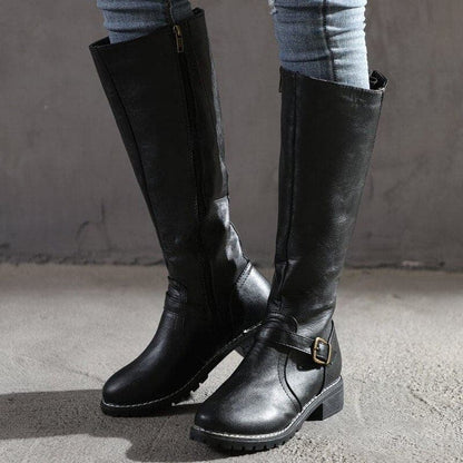 Marly - Bequeme Damenstiefeletten mit Zierschnalle