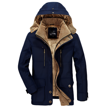 Tyrone - Männerjacke, warm und dick mit Kapuze