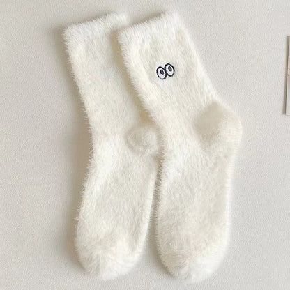 Catherina - Charmante, mittellange Kuschelsocken für Damen
