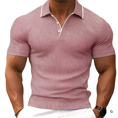 Florence - Lockeres Herren-Poloshirt mit Knöpfen