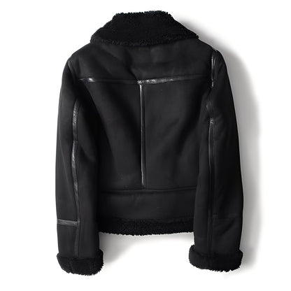 Yasmine - Kuschelige Damen-Motorradjacke aus Lammfell