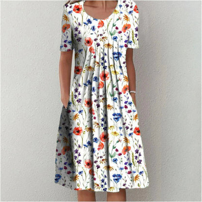 Anne - Kleid Floral Strahlende Blüte