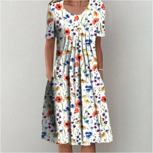 Anne - Kleid Floral Strahlende Blüte