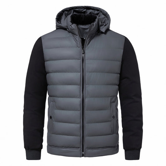 Kenneth - Elegante, warme Herren-Kapuzenjacke
