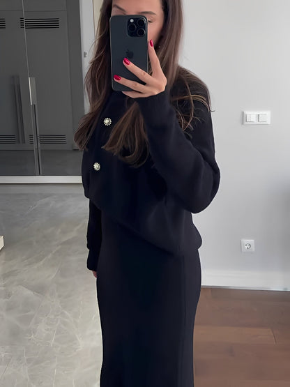 Cecilia - Schickes Set aus Jacke und Rock für Frauen