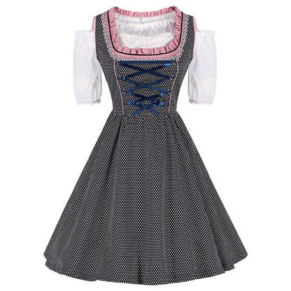 Velda - Klassisches Oktoberfestkleid mit Trägern für Frauen