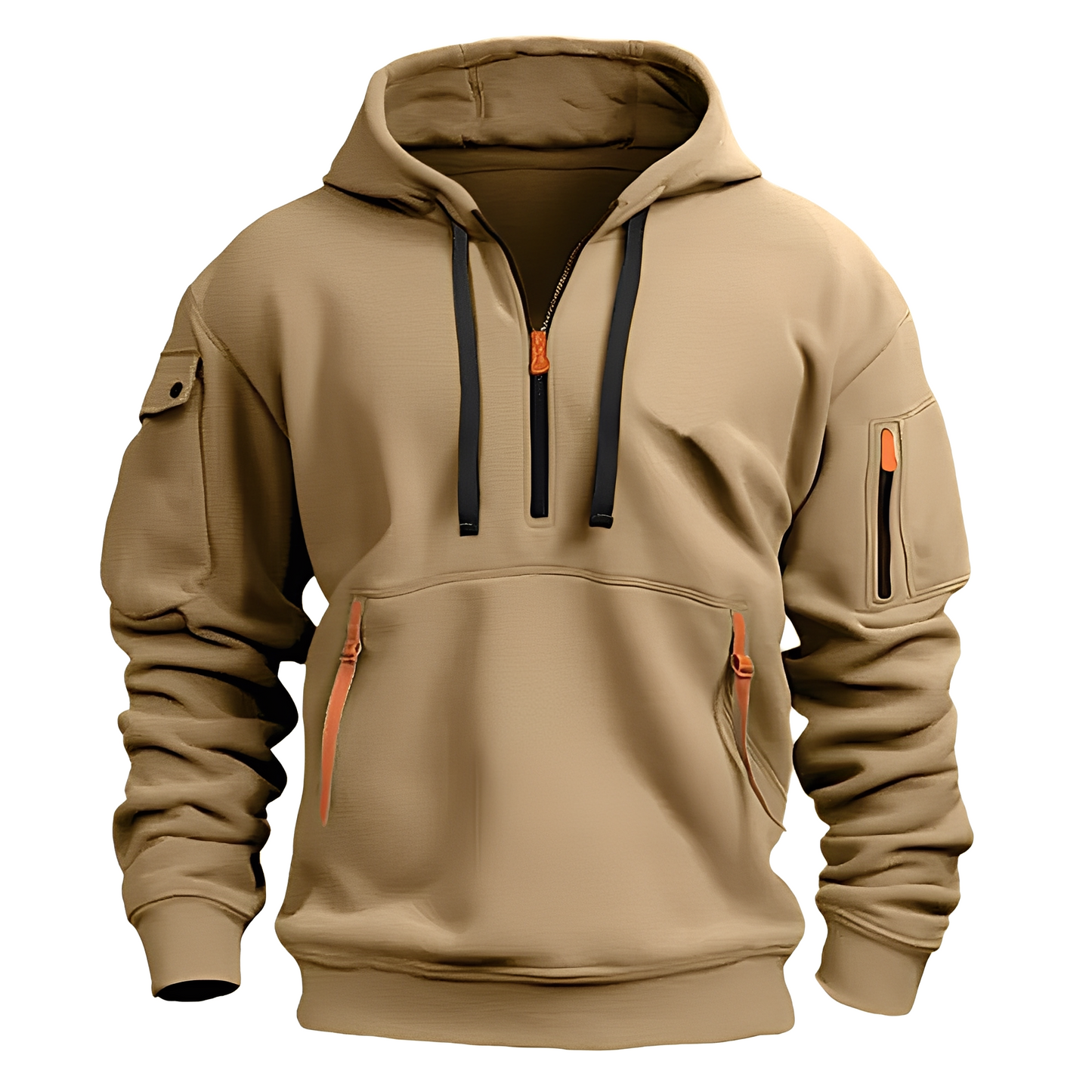 Cornell - Angenehmer, lässiger Herren-Hoodie mit Zipper