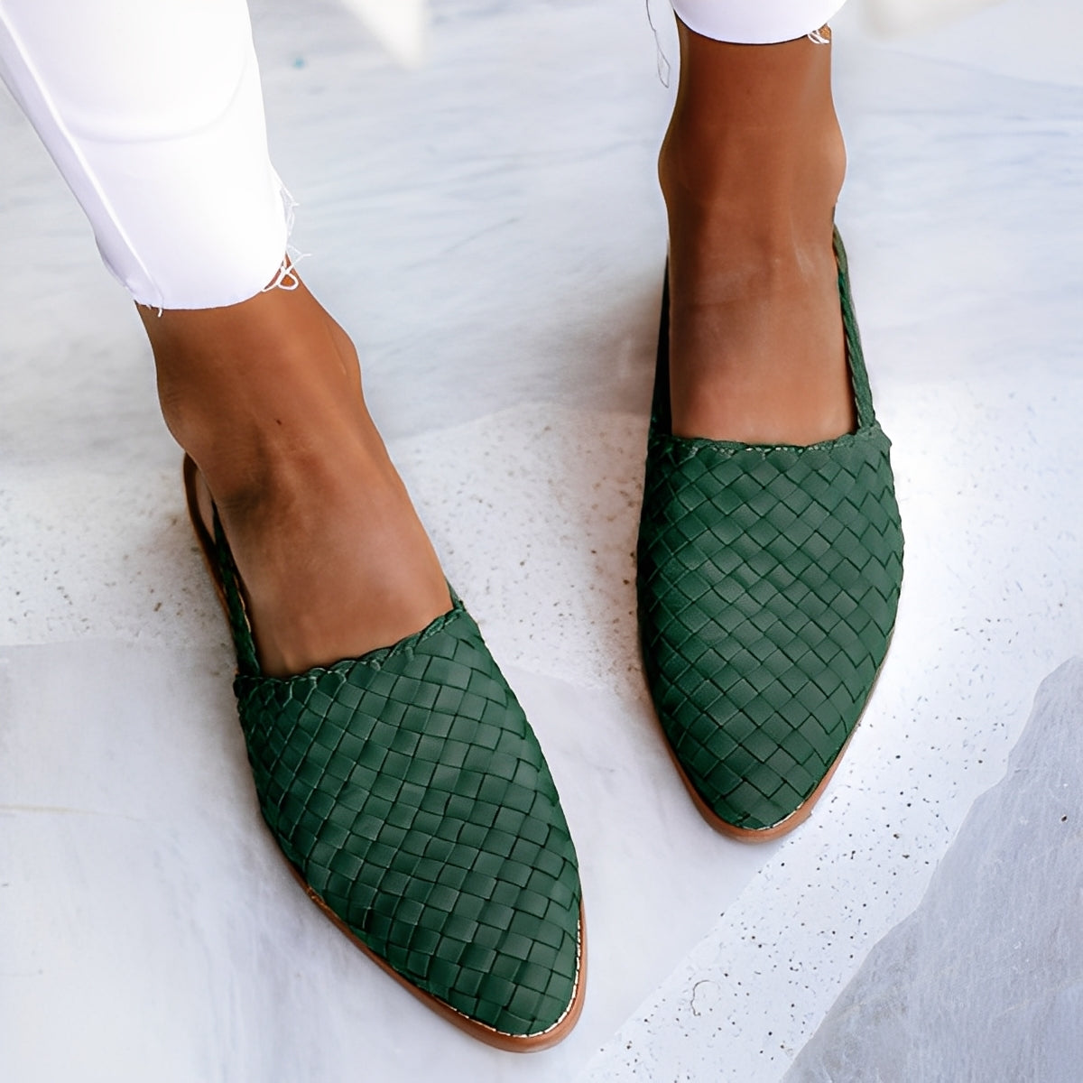 Shirley - Modische flache Damen-Schuhe mit Spitzform