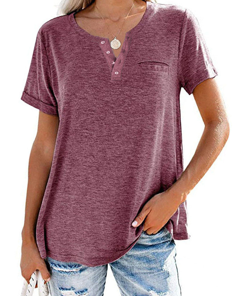 Élodie – Damen T-Shirt mit kurzen Ärmeln