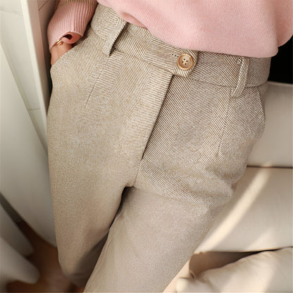 Daren - Elegante schmale Wollhose für Männer
