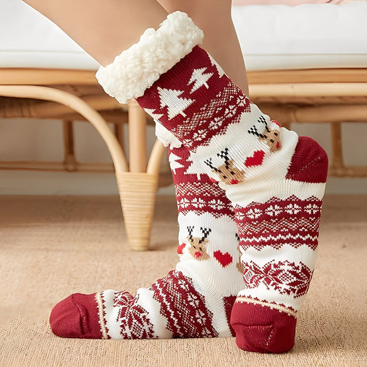 Kassia - Kuschelige Weihnachts-Fußsocken für Damen