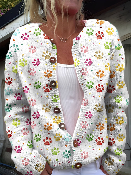 Kandace - Schicker Damen-Cardigan mit Blumenprint
