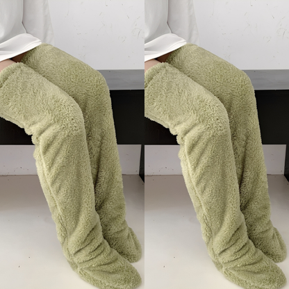 Camellia - Warme, kniehohe Wintersocken für Frauen