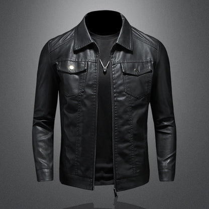 Nelson - Moderne Biker-Lederjacke für Männer