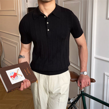 Tyrone - Herren-Poloshirt aus bequemem Strick