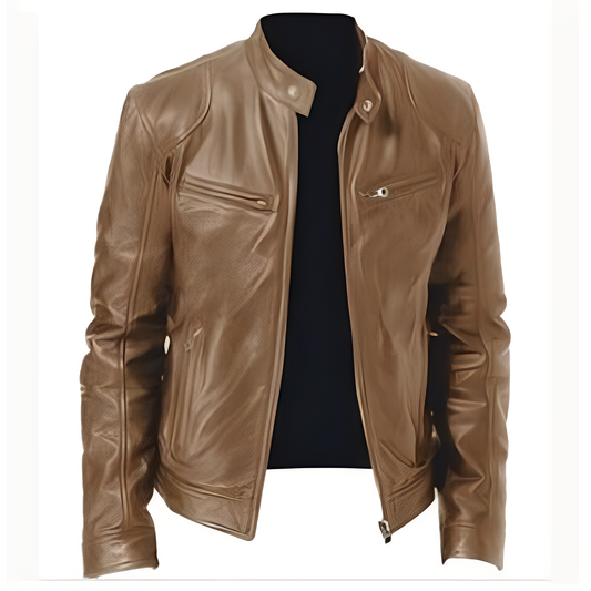 Jaron - Aktuelle Herrenjacke aus Kunstleder