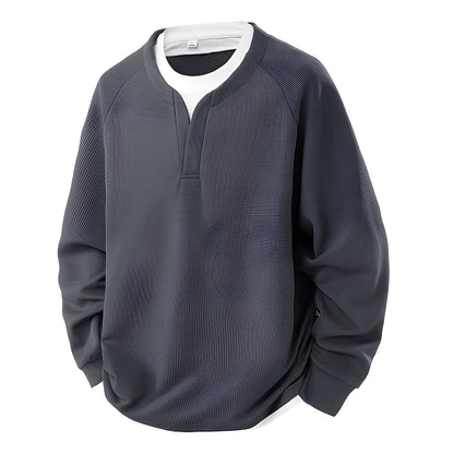 Dayton - Moderner, eleganter Herrenpullover mit Waffelmuster