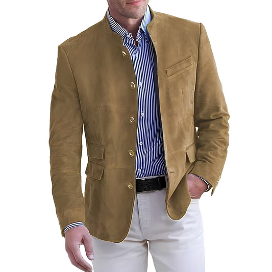 Geoffrey - Leichte Herrenjacke mit Knöpfen