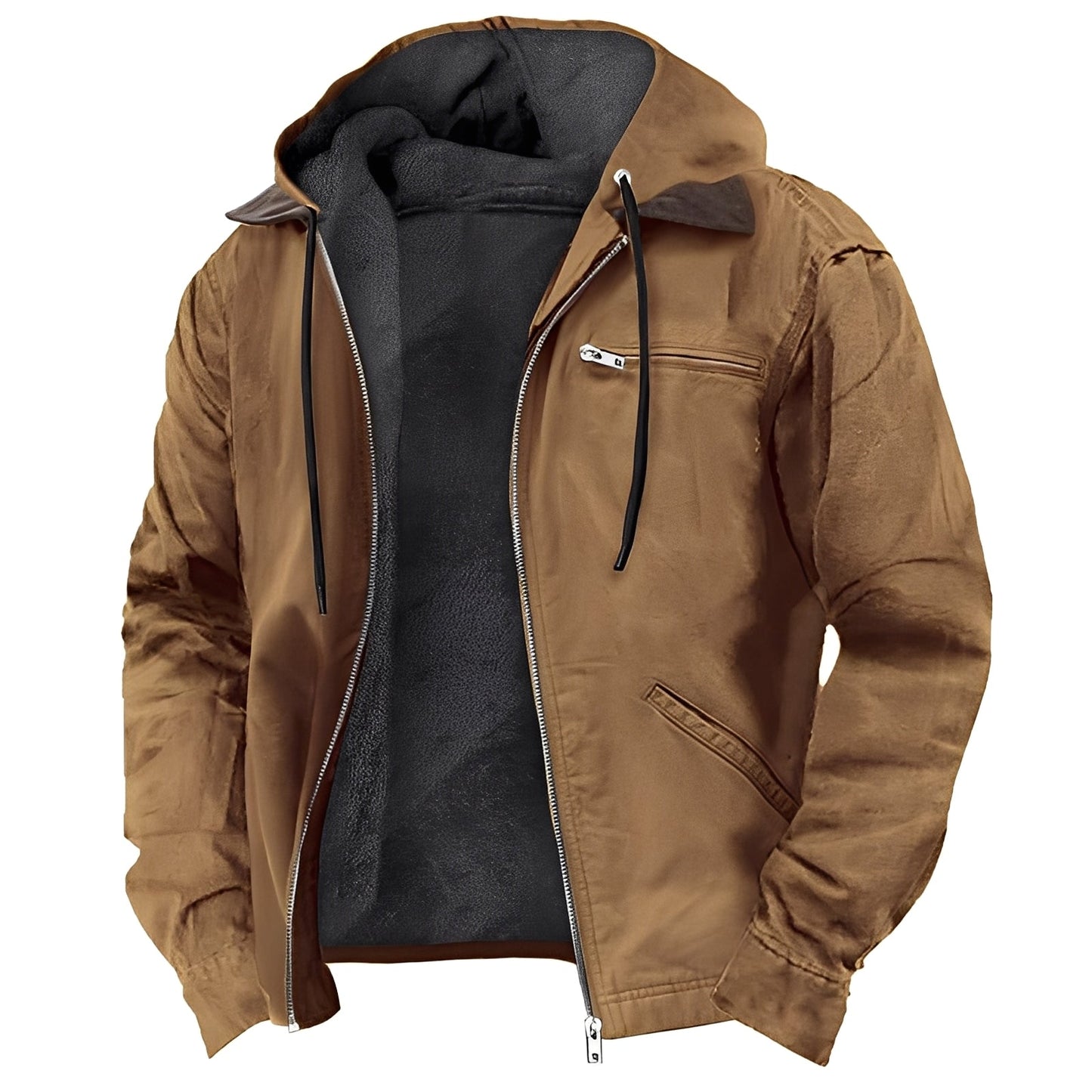 Adrian - Warme Herren-Outdoorjacke mit Kapuze