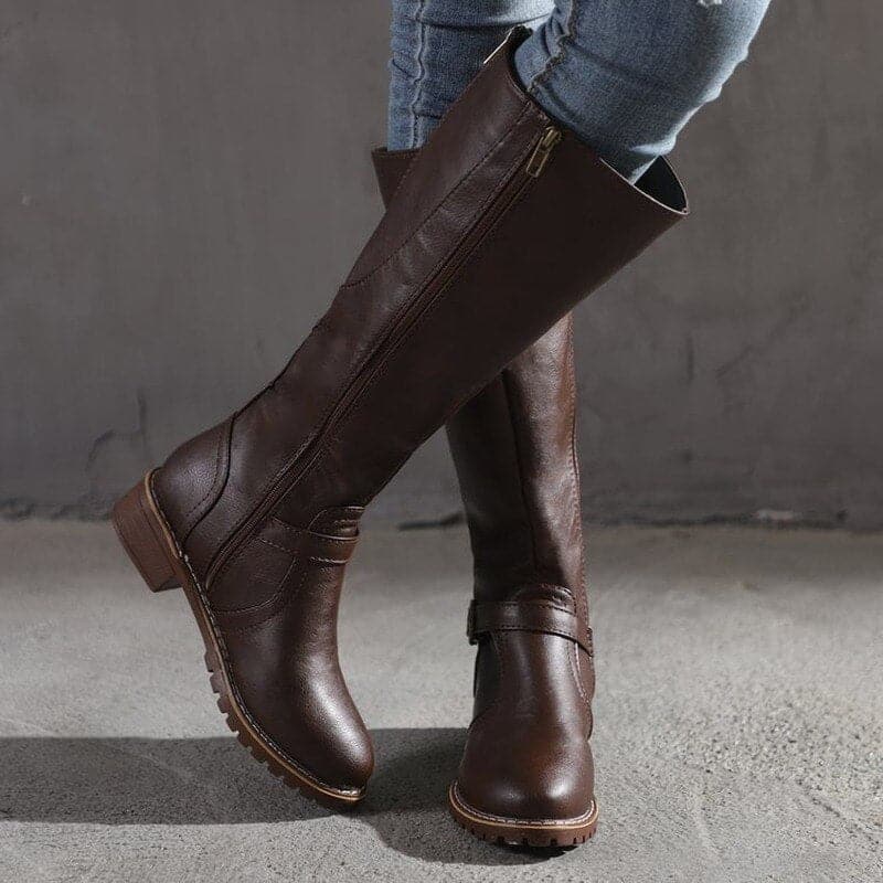 Marly - Bequeme Damenstiefeletten mit Zierschnalle