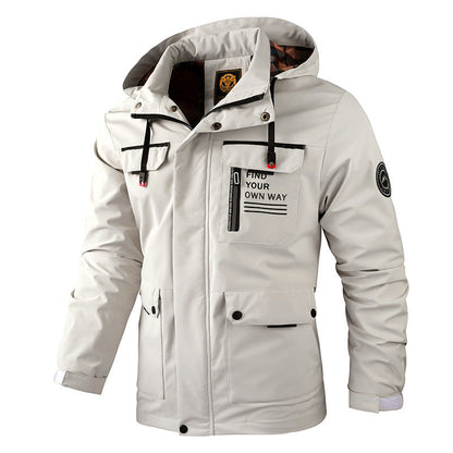 Gabriel - Wasserdichte Herren-Winterjacke mit Kapuze
