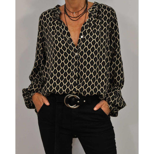 Zara - V-Ausschnitt Bluse