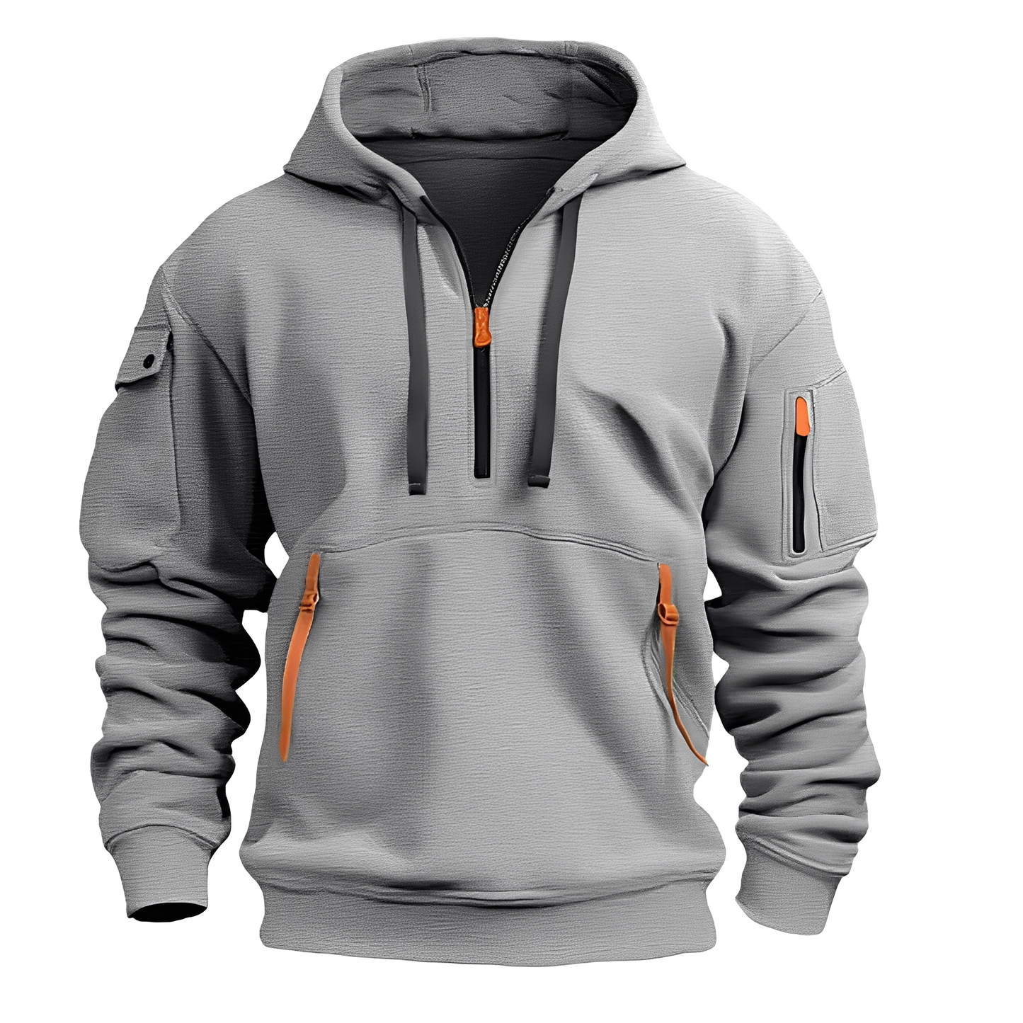 Cornell - Angenehmer, lässiger Herren-Hoodie mit Zipper