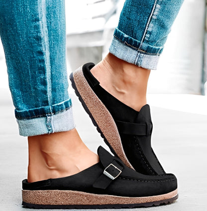 Briana - Damen Slip-On-Sandalen mit Riemen und Komfort