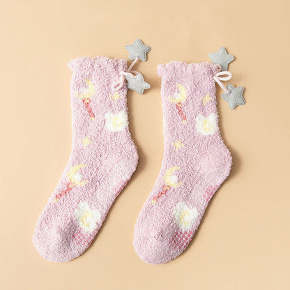 Ramona - Schicke, warme Damen-Fleece-Wintersocken