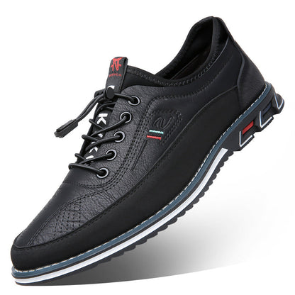 Aaron - Komfortable, rutschfeste Herrenschuhe aus Leder