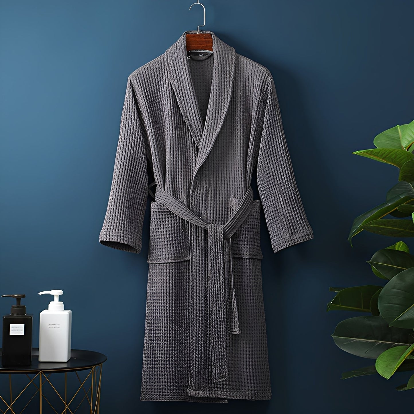 Dunstan - Komfortabler Bademantel aus Baumwolle für Herren
