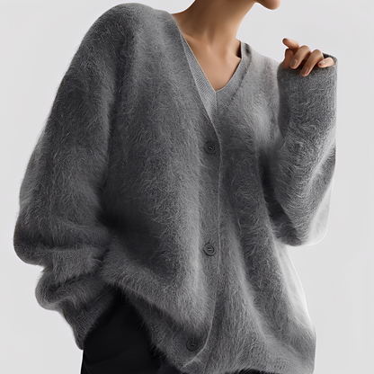 Lavena - Gemütlicher, weiter Damen-Kaschmirpullover