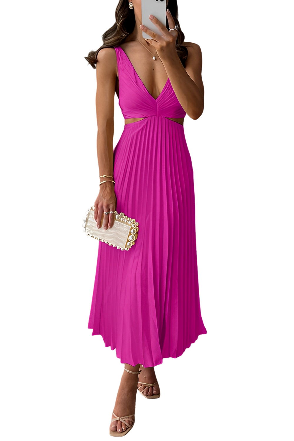 Kesley – Elegantes Plisseekleid mit Stil