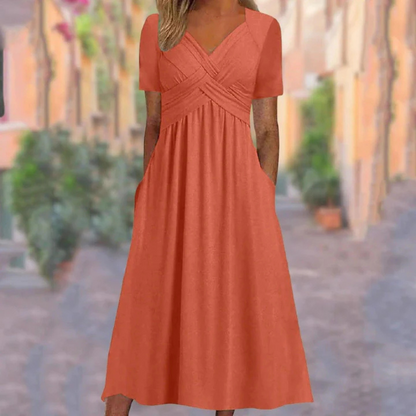 Mara – Weiches A-Linien-Kleid