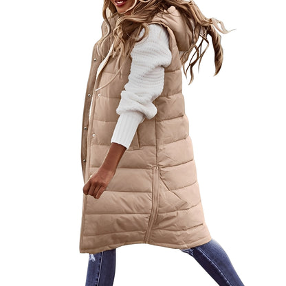 Brenna - Stilvolle lange Damen-Daunenjacke