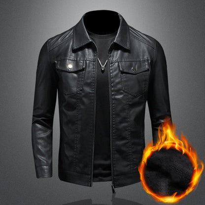 Nelson - Moderne Biker-Lederjacke für Männer