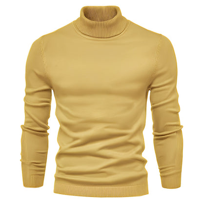 Evans - Leichter, schmal geschnittener Herren-Rollkragenpullover