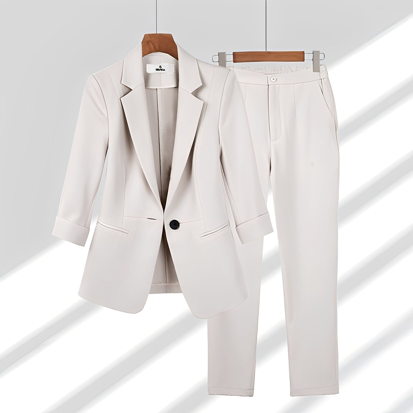 Elouise - Weit geschnittenes, elegantes Damen Blazer- und Hosen-Set