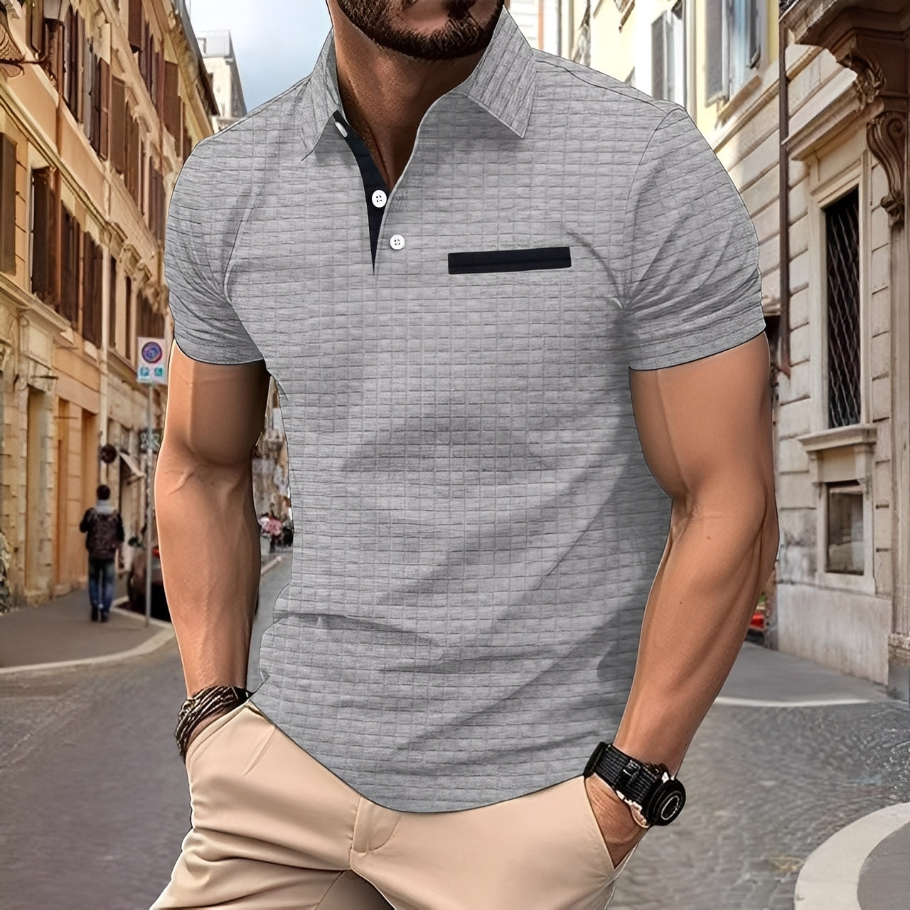 Benson - Fesselndes, enges Herren-Poloshirt
