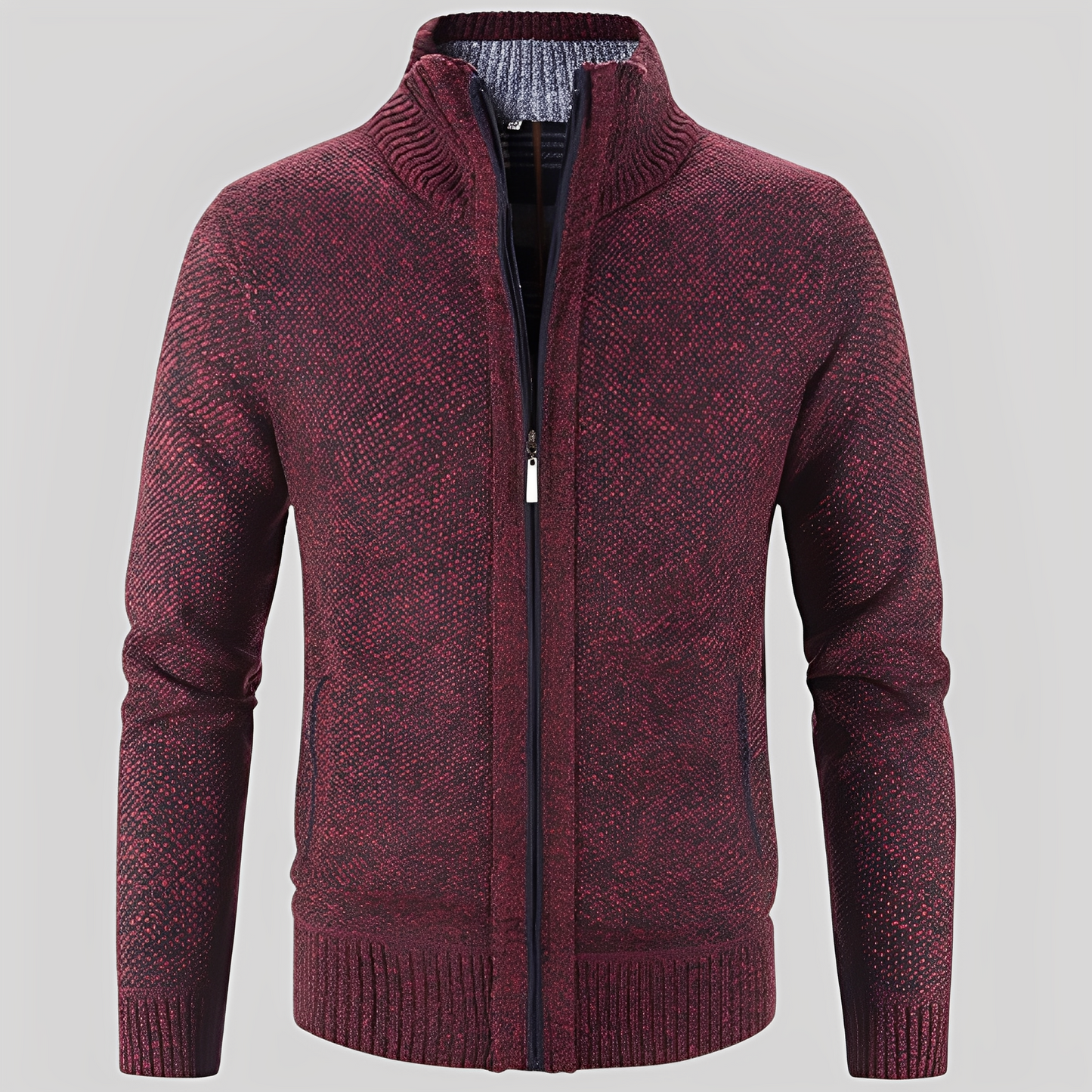 Kelvin - Einfache Herrenjacke mit Reißverschluss