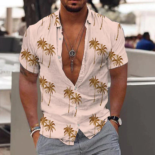 Zion - Hemd aus Leinen Palm Breeze