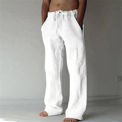 Anton - Casual Leinenhosen in Einfarbig