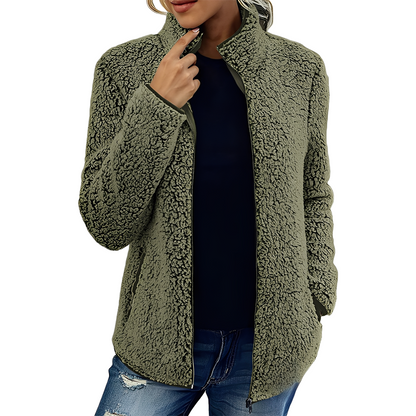 Larissa - Stilvolle, warme Damen-Fleecejacke