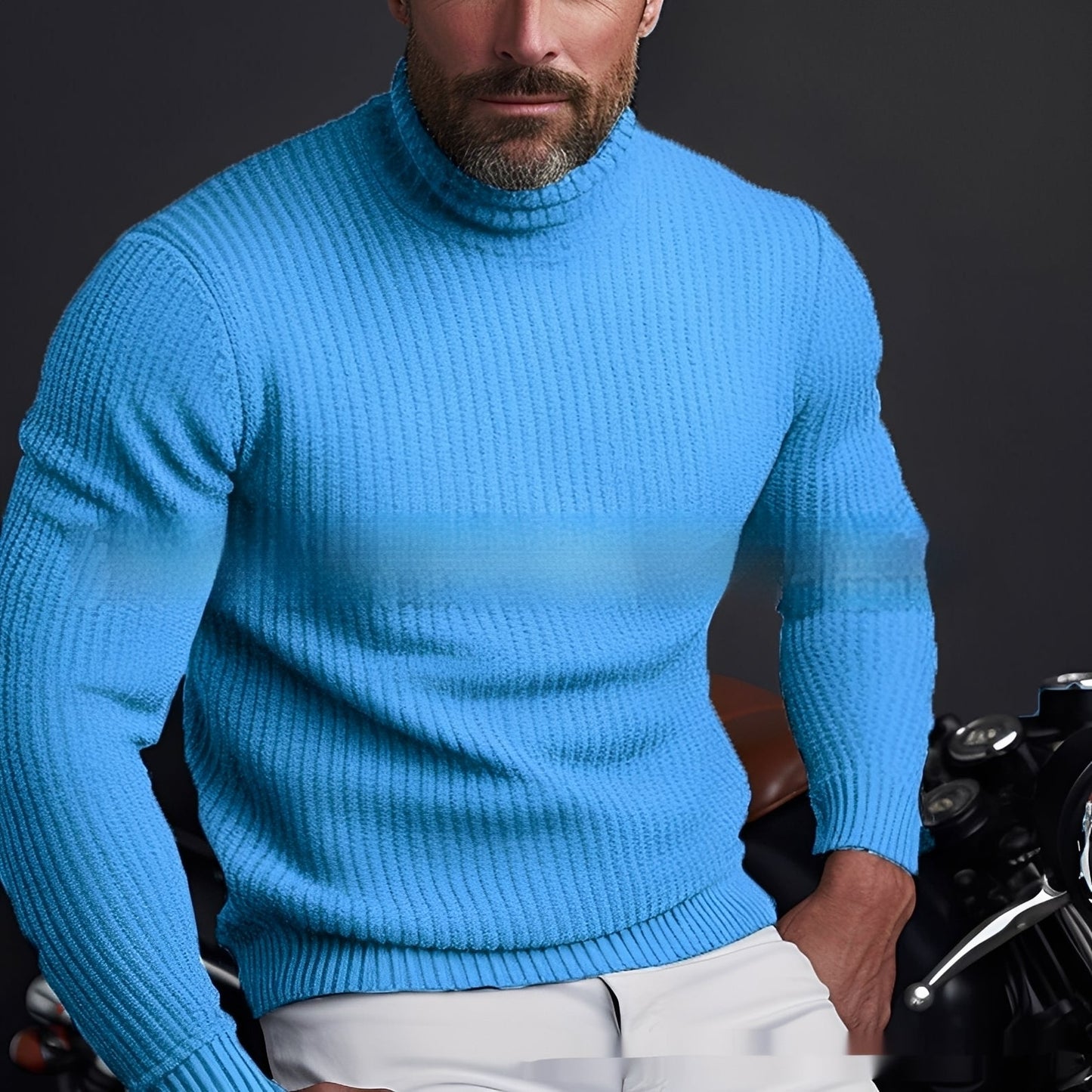 Jaron - Bequemer Herrenrollkragenpullover