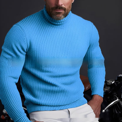 Randolf - Eleganter, einfacher Rollkragenpullover für Männer