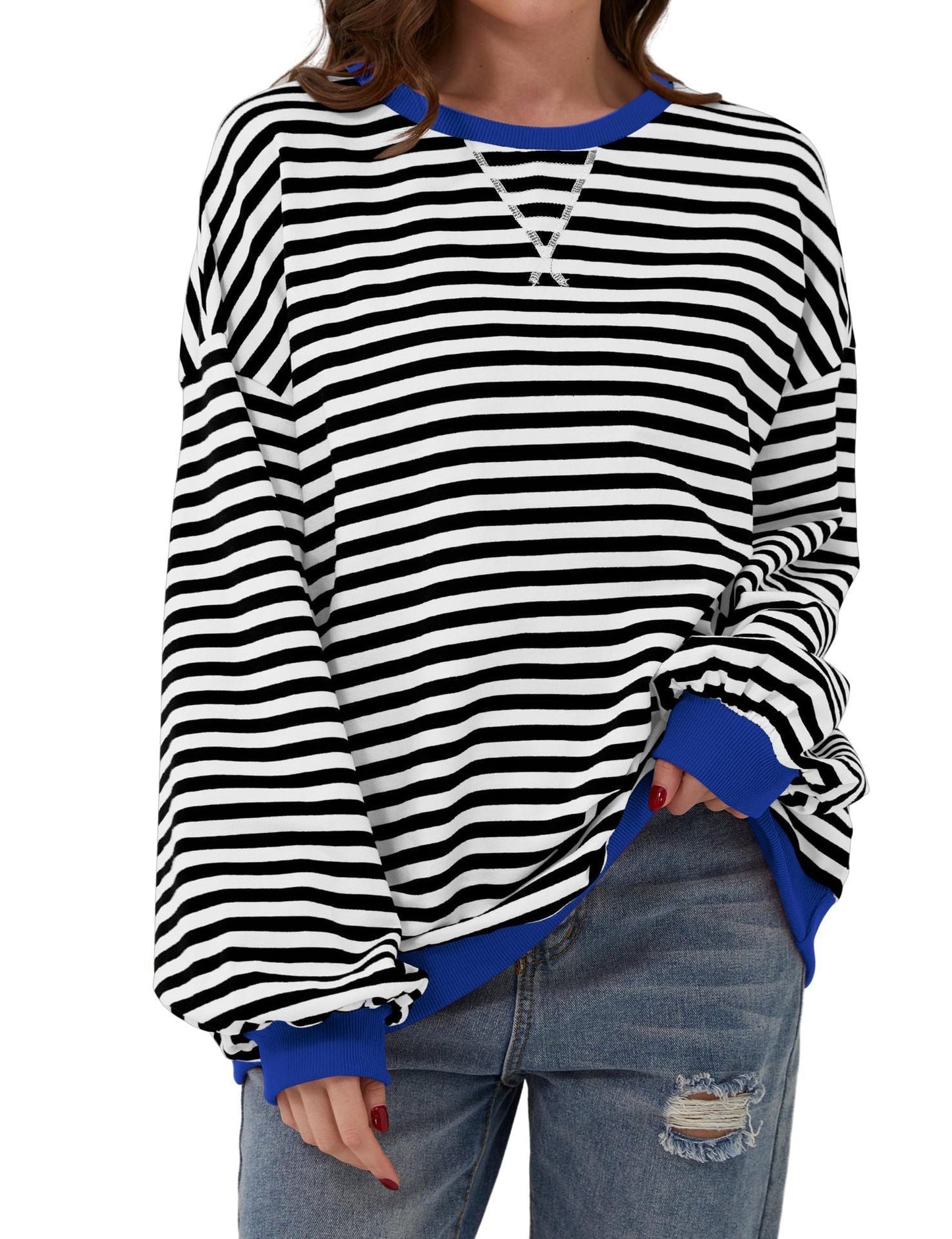 Cordelia - Eleganter, legerer Streifenpullover für Damen