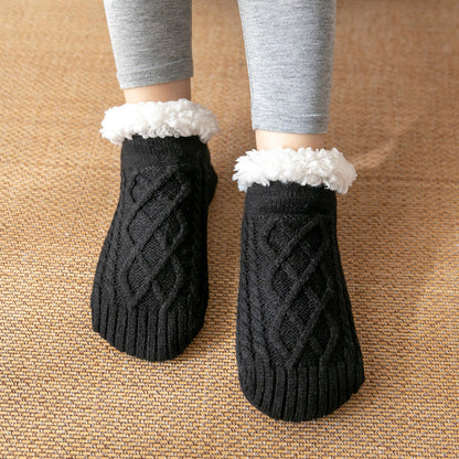 Raquel - Komfortable und rutschfeste Damenplüschsocken für die Winterzeit