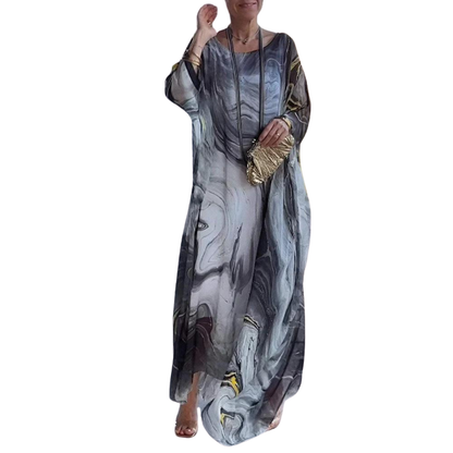 Aurora – Elegantes Seidenkleid aus zartem Chiffon