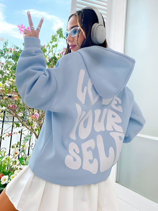 Marian - Modischer Hoodie mit auffälligem Muster für Damen