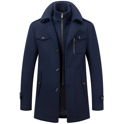 Darius - Trendige, warme Herrenwolljacke